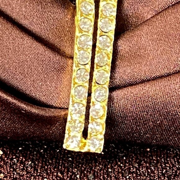 Patra Dress Womens 6 Brown Glitter Formal Gown Prom Satin Rhinestone Long - Picture 11 of 16